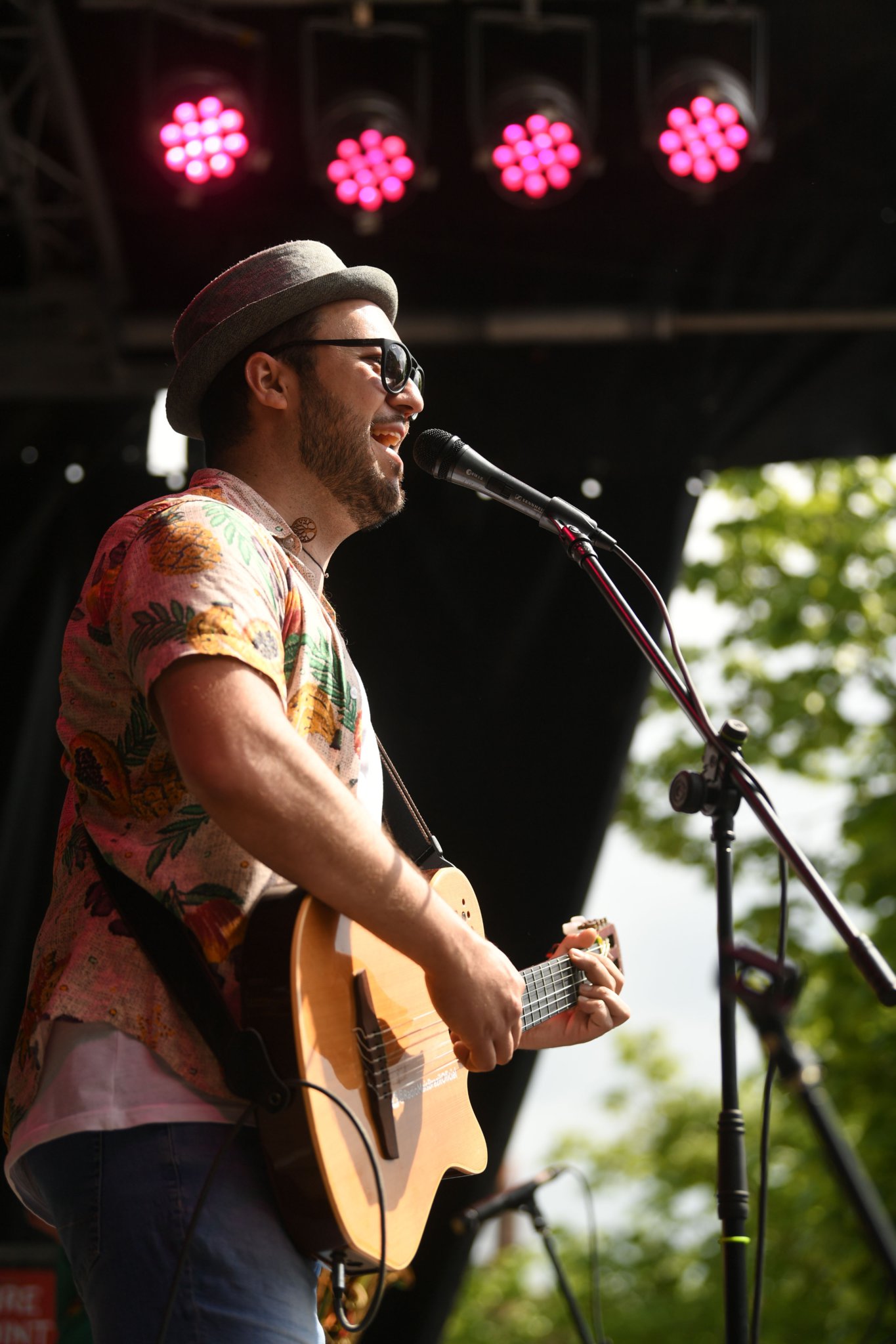 Musicians kept the thousands of people who flocked to Alresford for the Watercress festival entertained