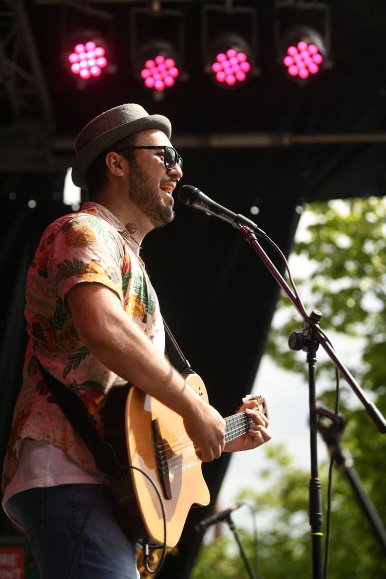 Musicians kept the thousands of people who flocked to Alresford for the Watercress festival entertained