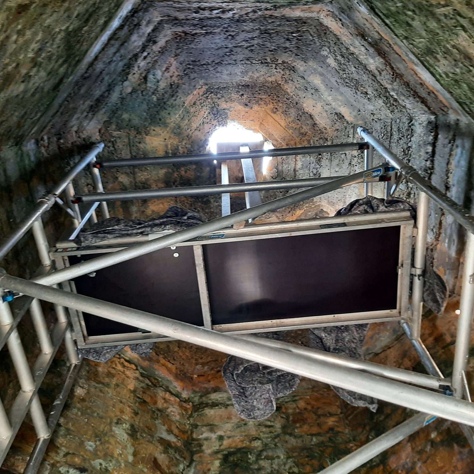The new images give an insight into the work being carried out as the ‘Pepper Pot’, as it is known locally, is relocated brick-by-brick