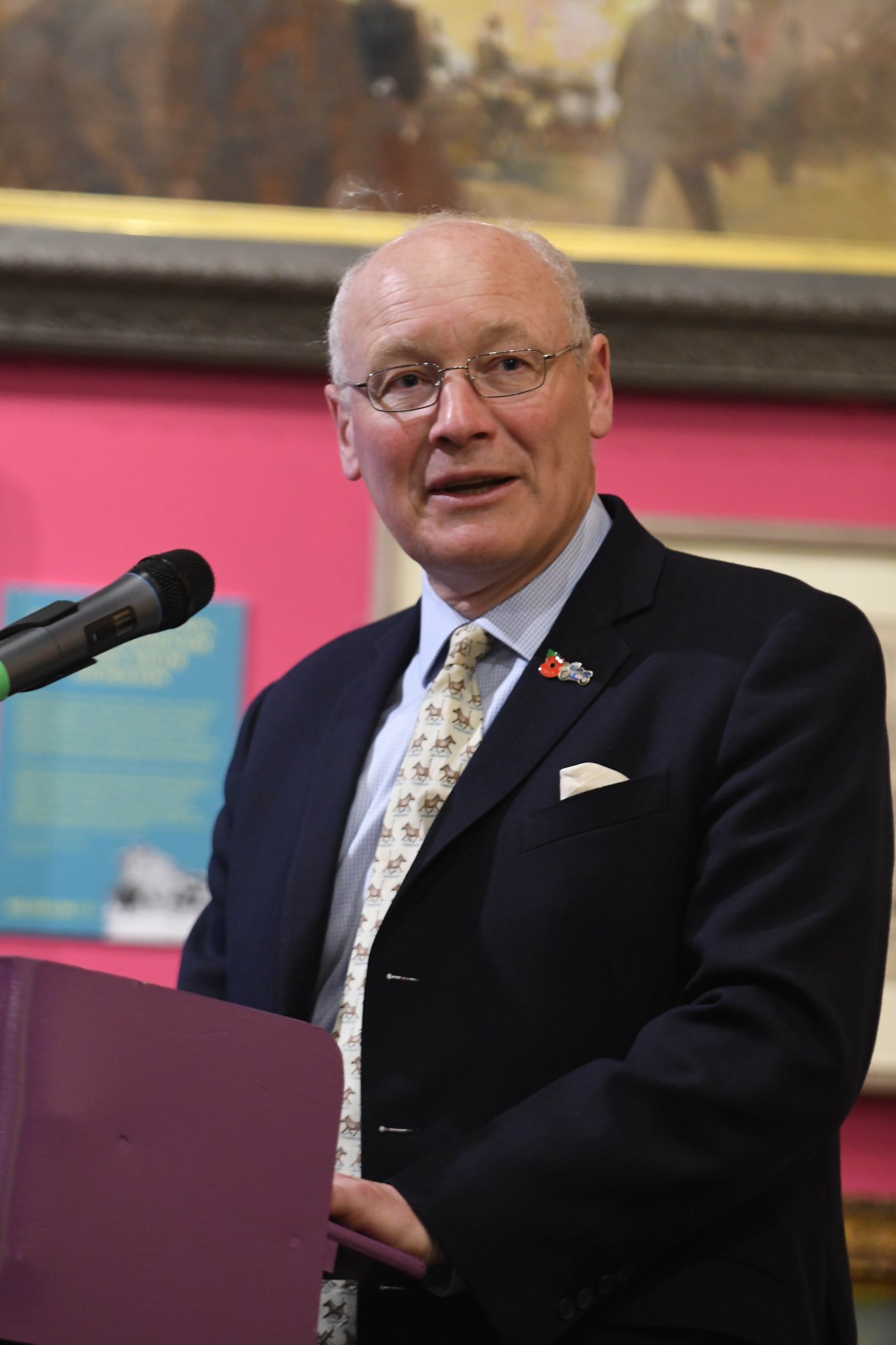 The official opening of the permanent TT Gallery at the Manx Museum - Lieutenant Governor Sir John Lorimer