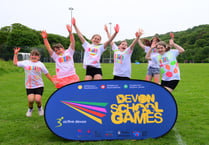 Girls celebrate fitness with Neon Run fun day