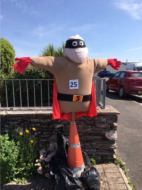 Marlborough Heroes and Villains scarecrows