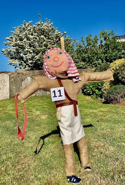 Marlborough Heroes and Villains scarecrows