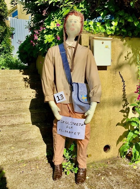Marlborough Heroes and Villains scarecrows