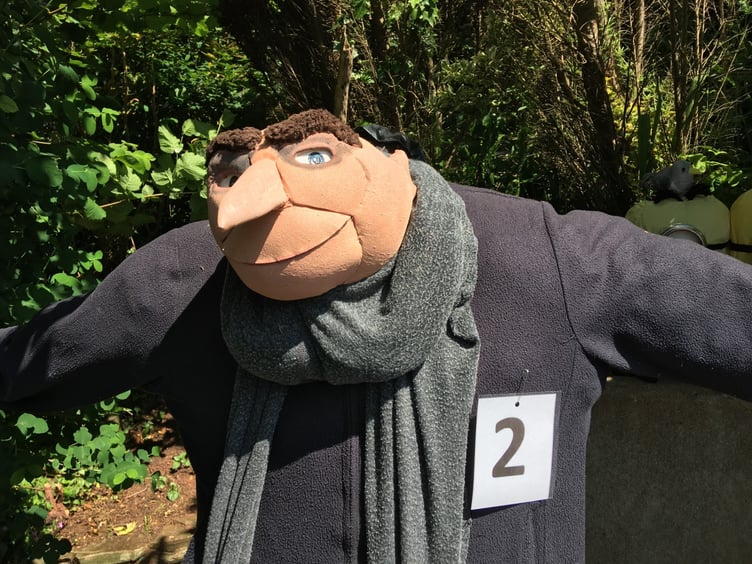Marlborough Heroes and Villains scarecrows