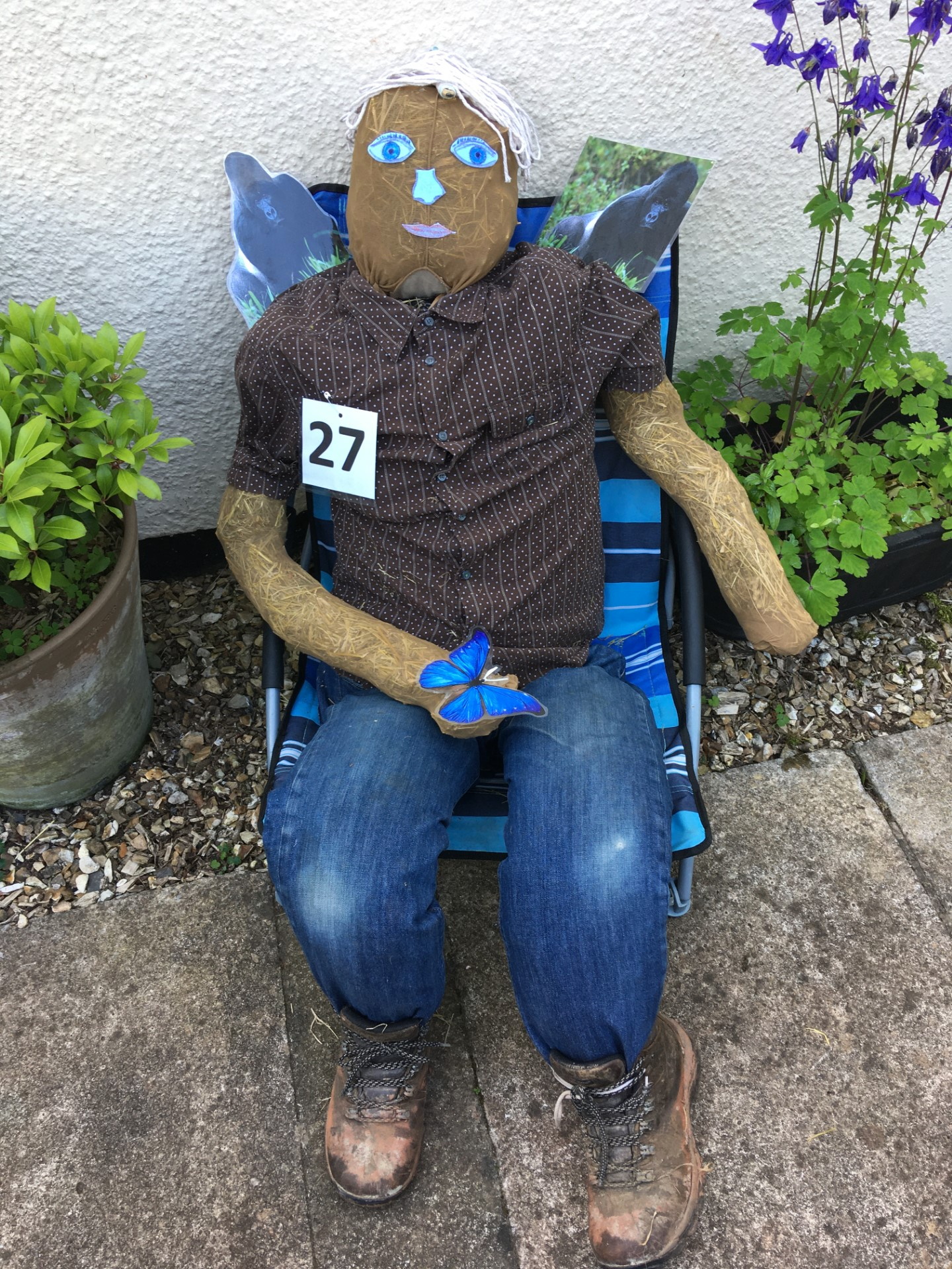 Marlborough Heroes and Villains scarecrows