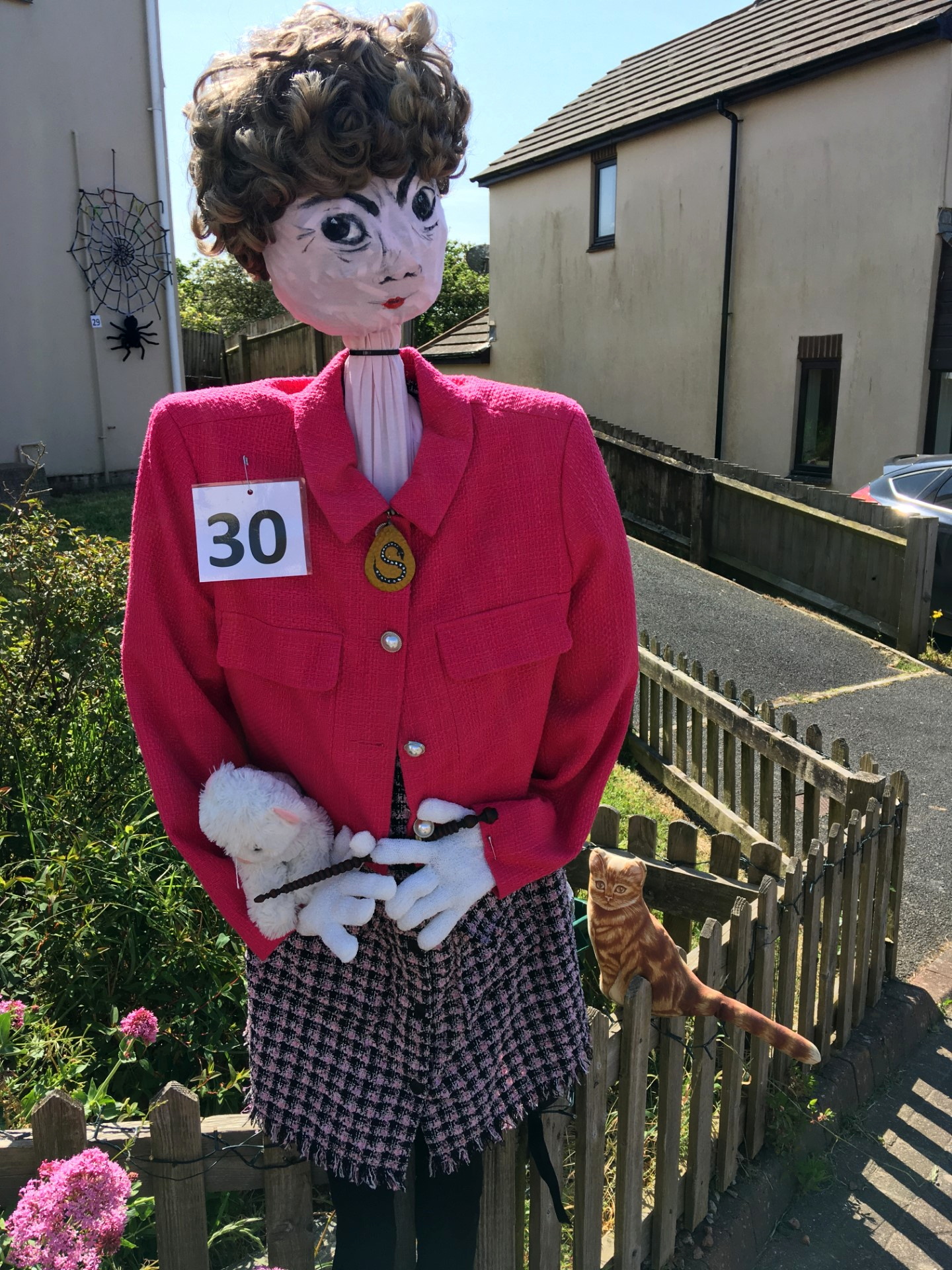 Marlborough Heroes and Villains scarecrows