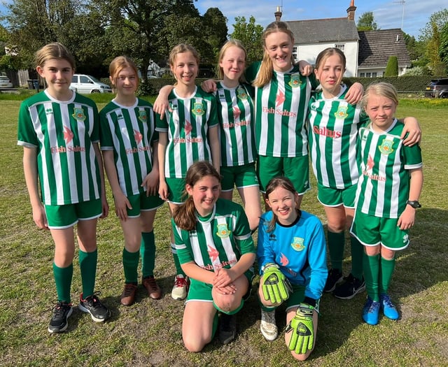 Bourne Blades under-14 girls set to step up to 11-a-side football