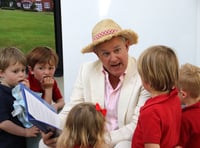 Hugh Bonneville opens new extension at Liphook nursery school