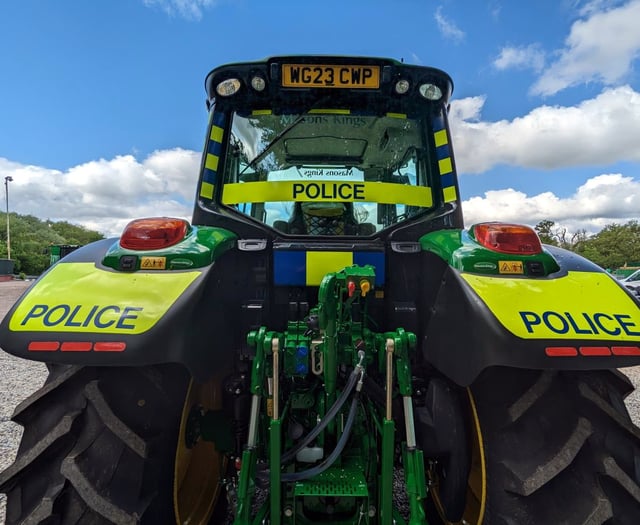 Name our tractor – police launch competition for children