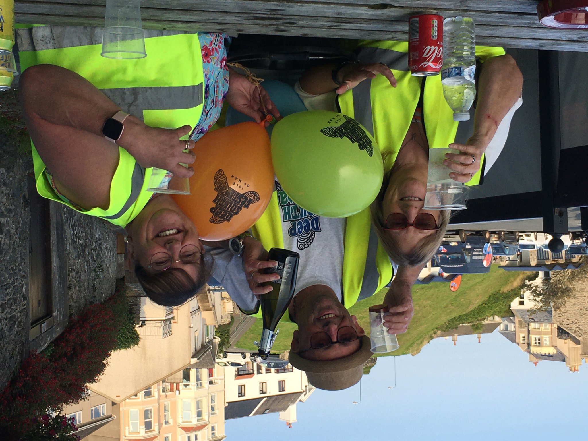 Chris Carr with the DSF team