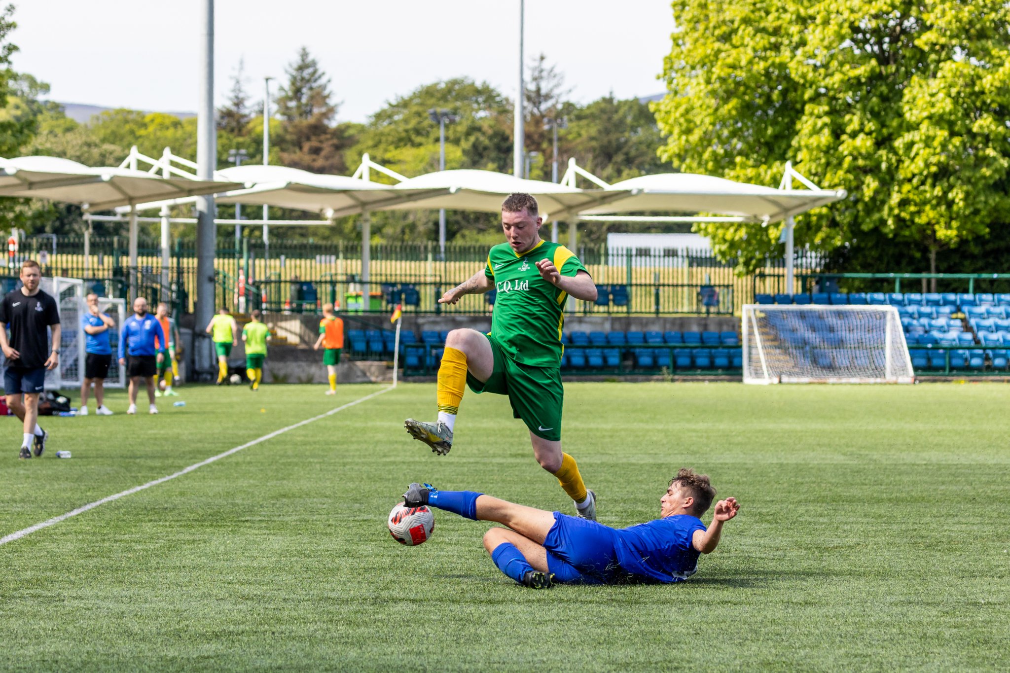 Paul Henry Gold Cup final between St Mary's v Braddan - the Saints won 4-2 (Photo: Gary Weightman)