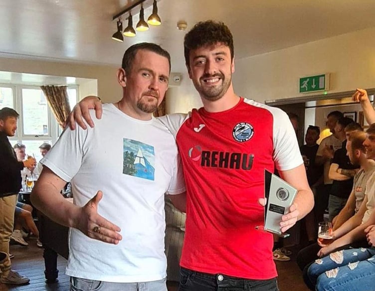 Blaenau Ffestiniog most improved player Huw Parry