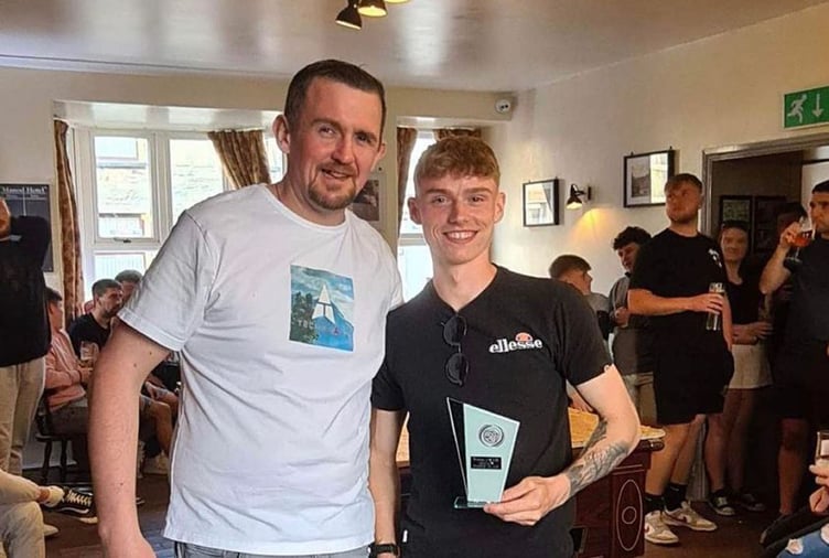 Blaenau Ffestiniog player of the year Aron Jones