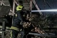 Fire crews still at scene of major barn blaze in Kingston area