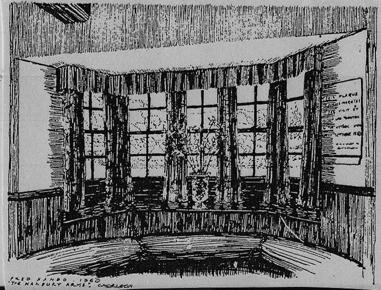Tennyson’s Window in the “Magistrates’ Room
