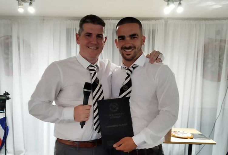 First Team Manager’s Player, Ben Davies – presented by Llyr Hughes