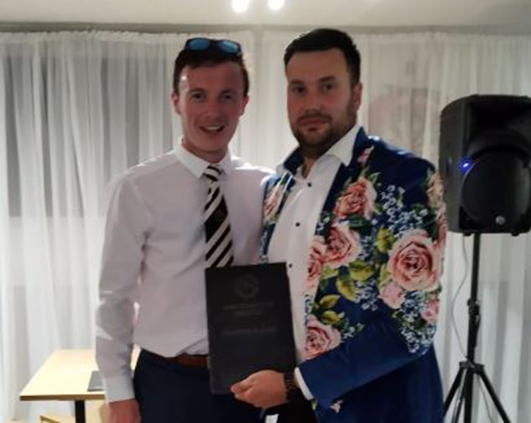 First Team Player' Player Ben Willis - presented by Tomos Wyn