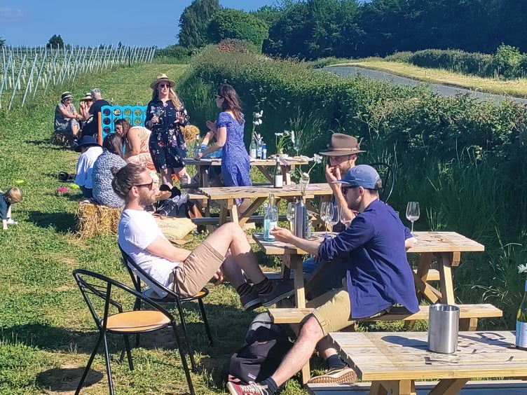 Wine lovers gathered in celebration of Welsh Wine Week