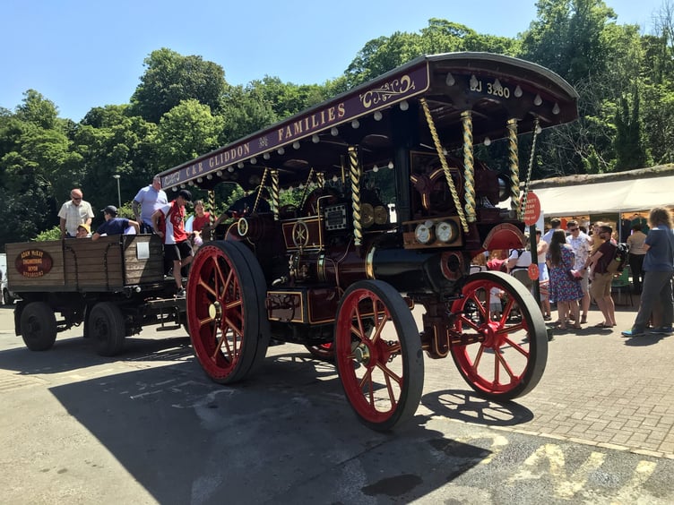 Tavistock Steam and Vintage Fair Bedford car park