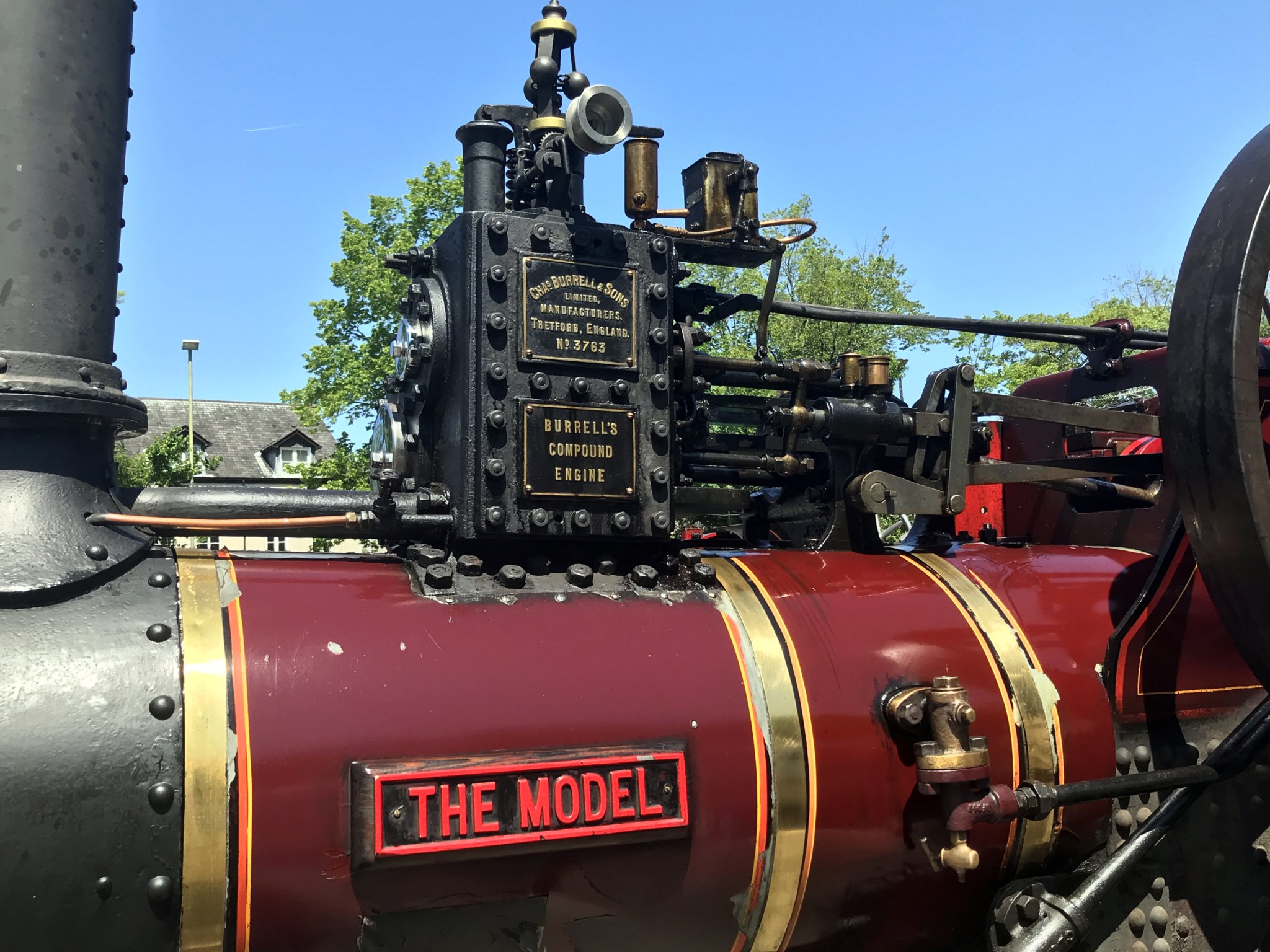 The Model engine restored by Matt Young of Lamerton