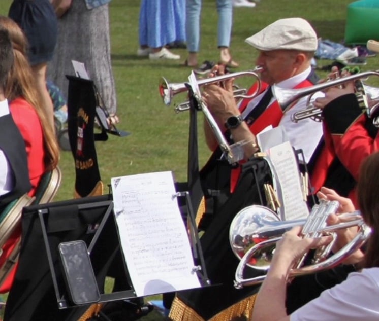 <p>Farnham Brass Band will provide a musical backdrop at Churt fete this weekend</p>