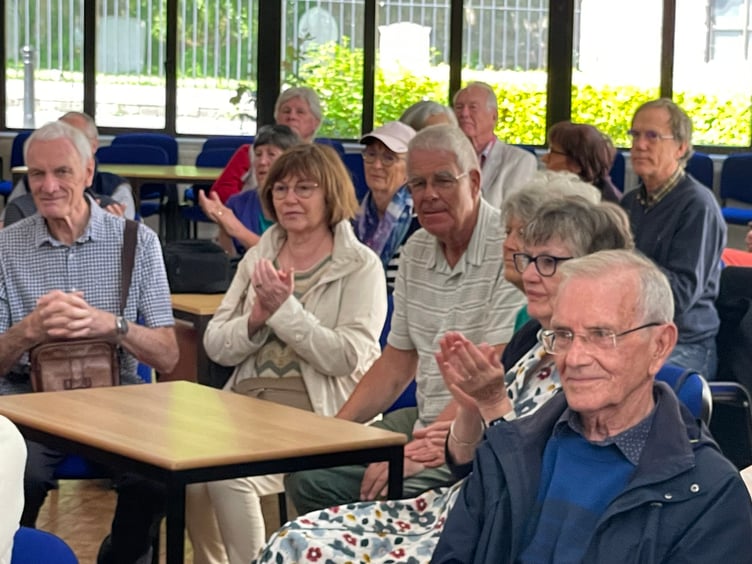At the Crediton / Avranches 30th Anniversary Twinning Charter celebrations.