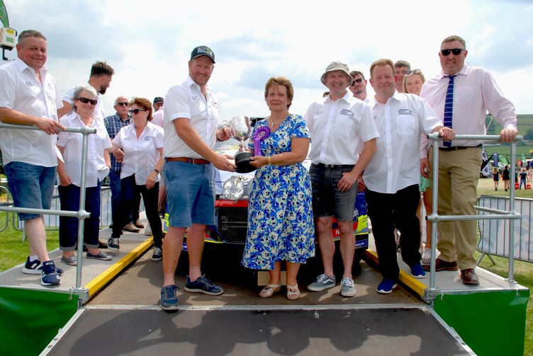 Rali Ceredigion won best trade stand