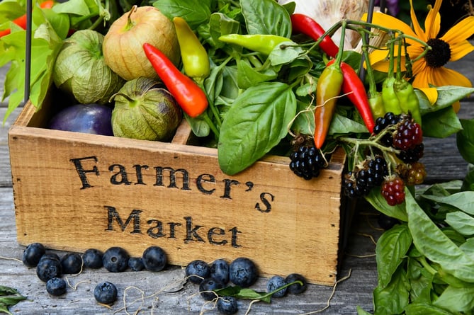 Farmers Market stock image