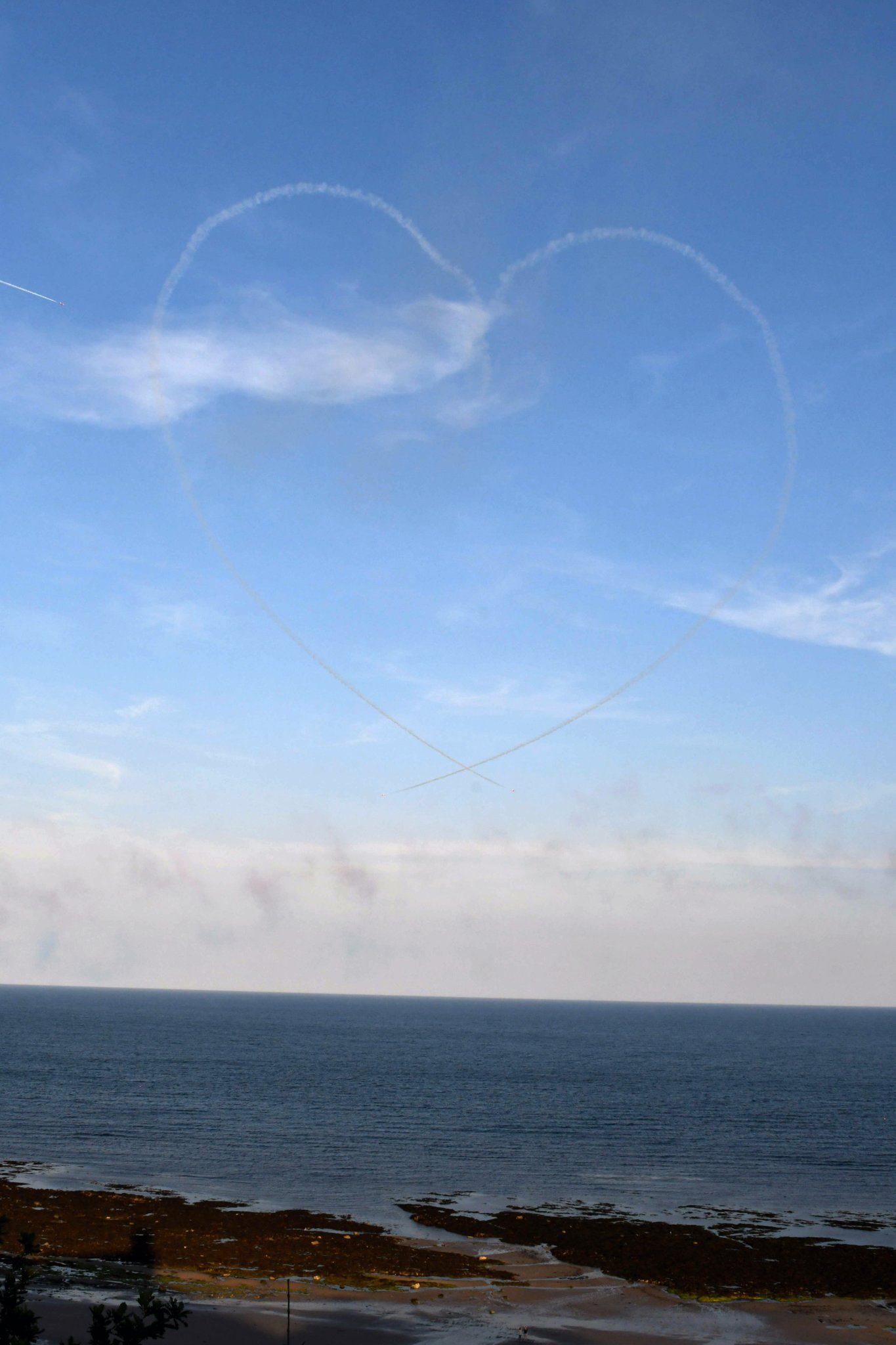 A display by the red arrows over Douglas -