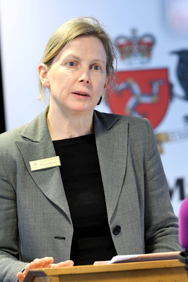 Coronavirus daily press conference - pictured is Medical Director Rosalind Ranson