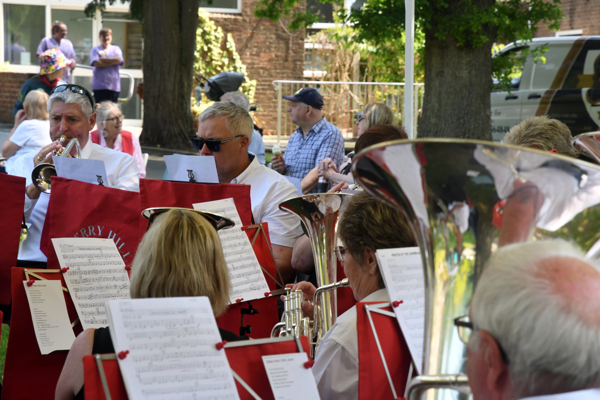 Berry Hill Band performed at the event
