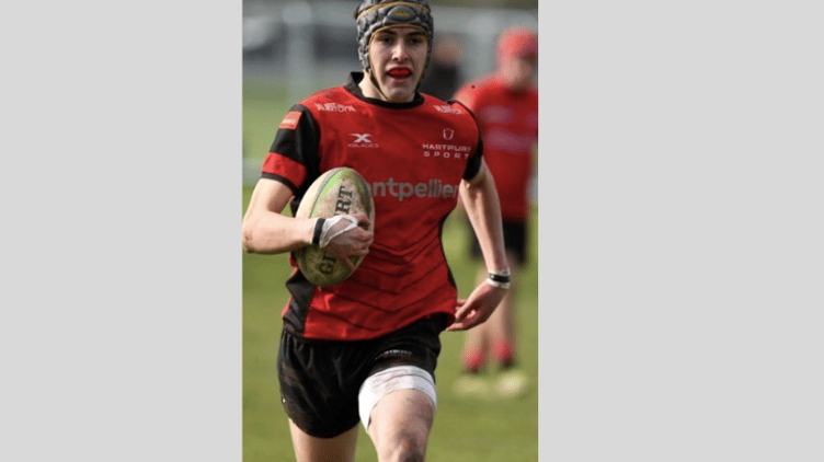 Haydn playing for Hartpury College 7’s at Christ College