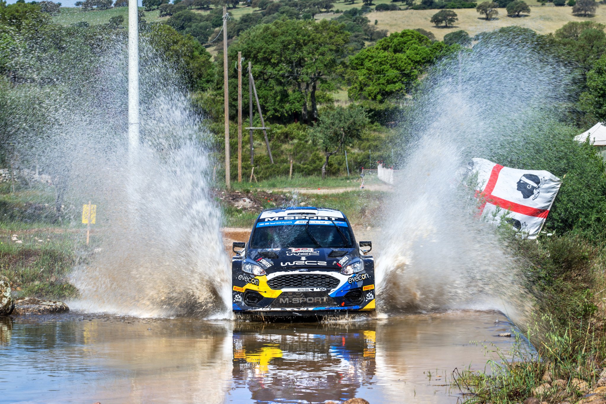 Robert Virves in the recent Rallye Sardinia. Photograph: Ryan Suter.