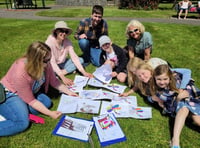 <p>The scavenger hunt on Walk 100</p>