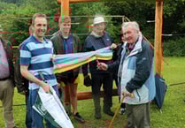 New play equipment officially opened at Colebrooke despite downpour
