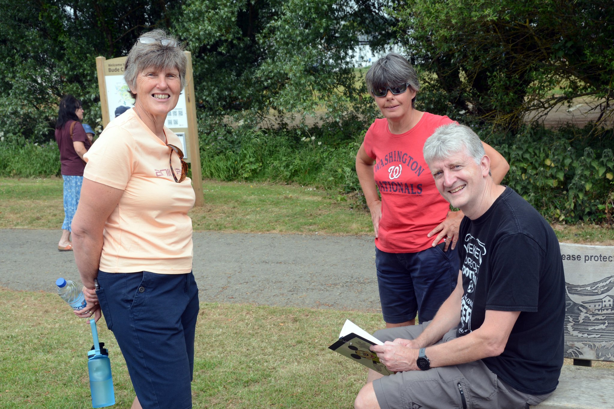 More than 30 people enjoyed a fun day out in the sunshine for the Bude Tennis Club’s ‘Walking Quiz’