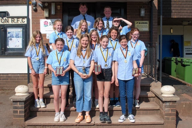 Crediton RFC Under 12 Girls.