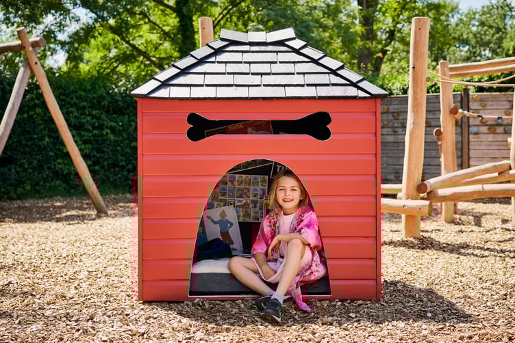 Florence in the winning design of the Junior Barkitecture Competition from Goodwoof 2023