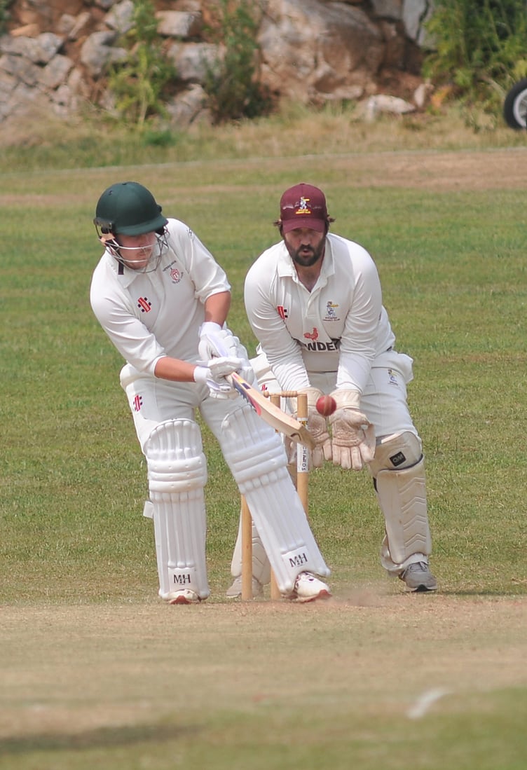 MDA170623C Photo: Steve Pope Devon Cricket League D Division West. Ipplepen 2nd XI vs Hatherleigh 2nd XI.