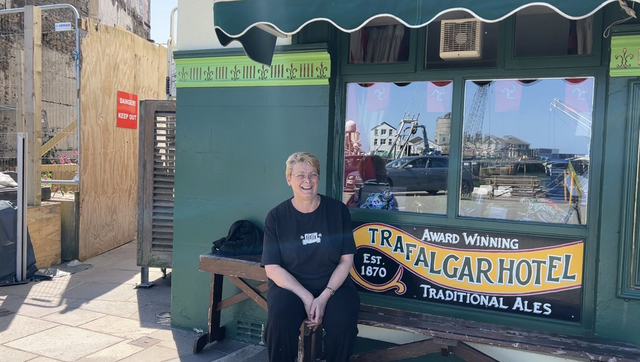 Landlady Steph Tiesteel says customers enjoy guest ales and the atmosphere are the Ramsey quayside pub