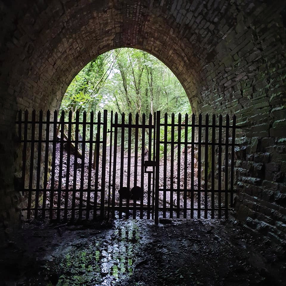 A gate and fence across the tunnel attempts to keep out visitors. Picture: Nick Hairs