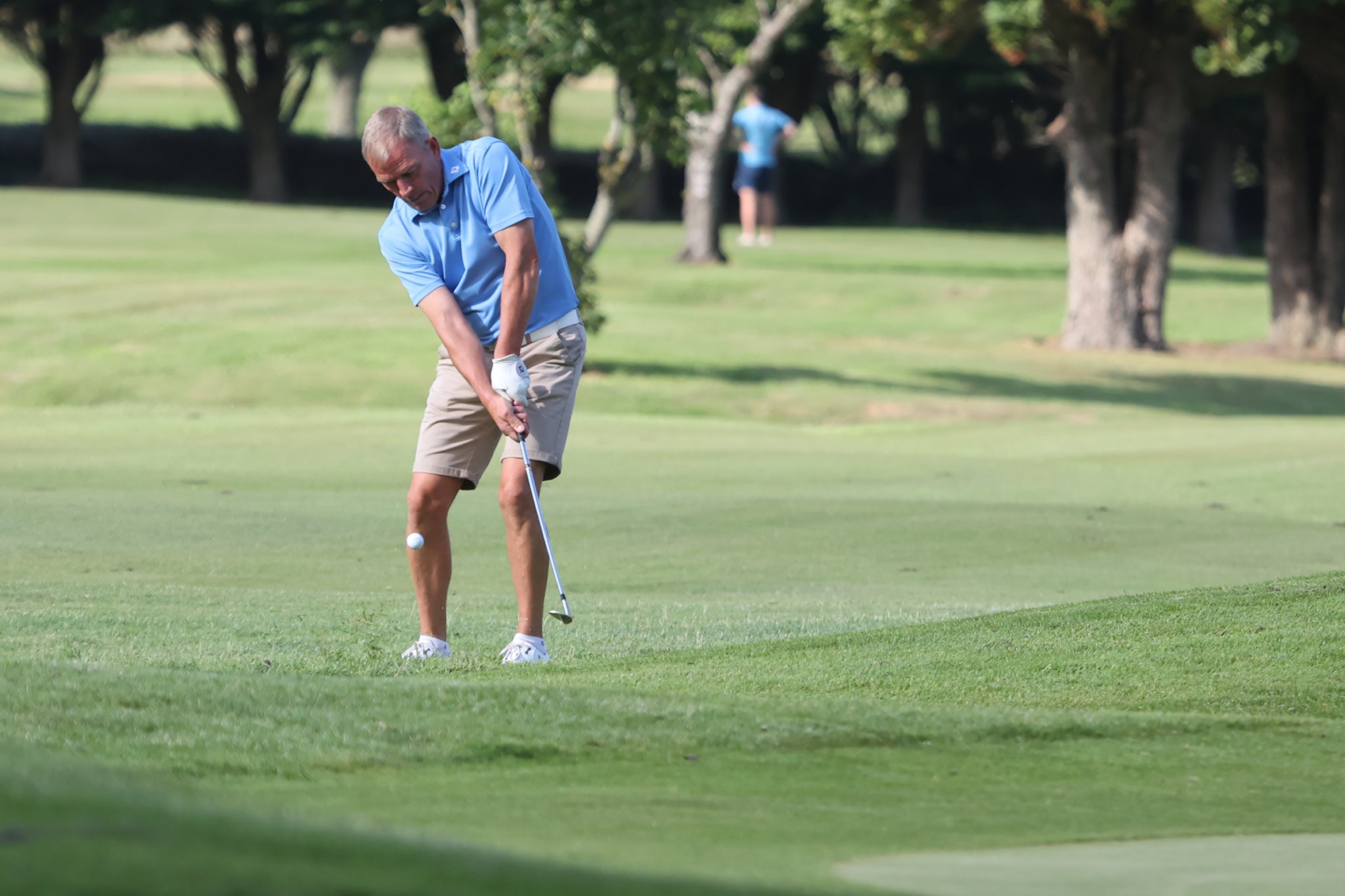 Douglas golfer Peter Glover proved too strong for Peel’s Ryan Jones, comfortably winning 6 & 5 (Photo: Ron Strathdee)