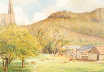 Historic paintings of Wye Valley set for auction