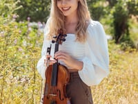 Steep violinist Alexandra Peel plays St Peter's Church in Petersfield