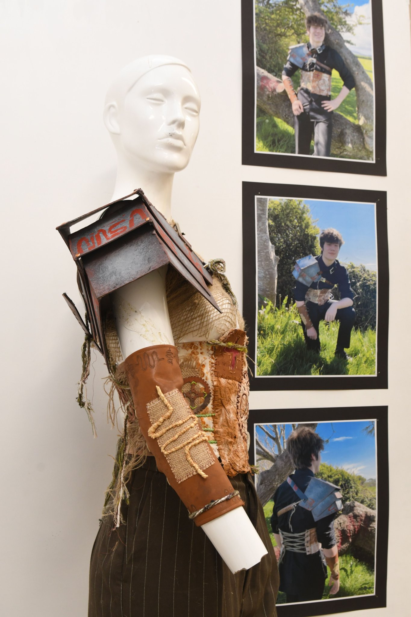 Castle Rushen High School’s Art, Design and Textiles show - pictured is work by Holly Gelling, winner of the A Level textiles creativity award