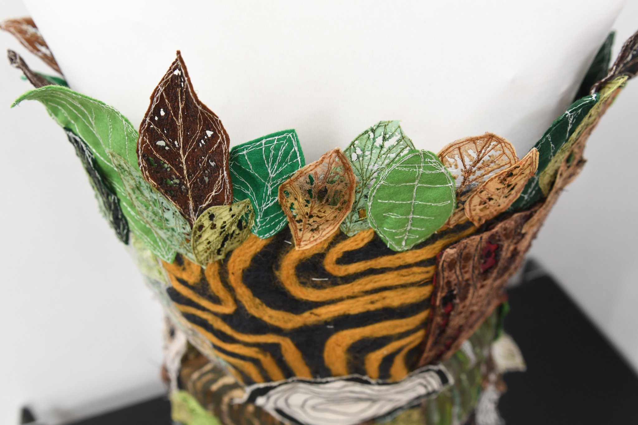 Castle Rushen High School’s Art, Design and Textiles show - pictured is work by Hana Bridson, winner of the Year 12 textiles creativity award