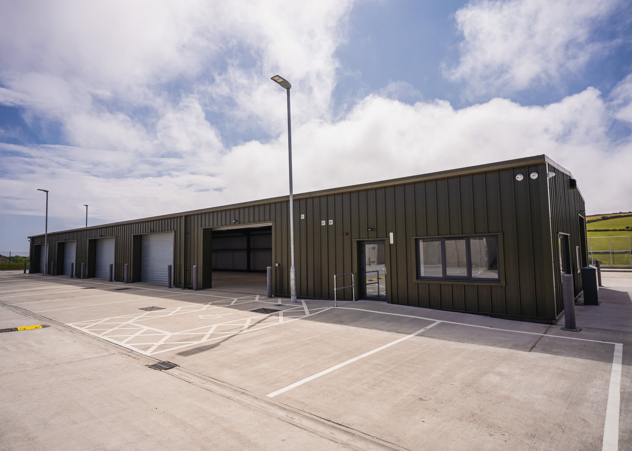 The re-use shed is ‘larger and lighter’ than the old one