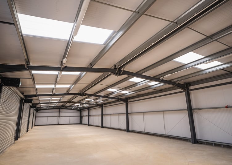 The new re-use shed is 'larger and lighter' than the previous one at Middle River Industrial Estate