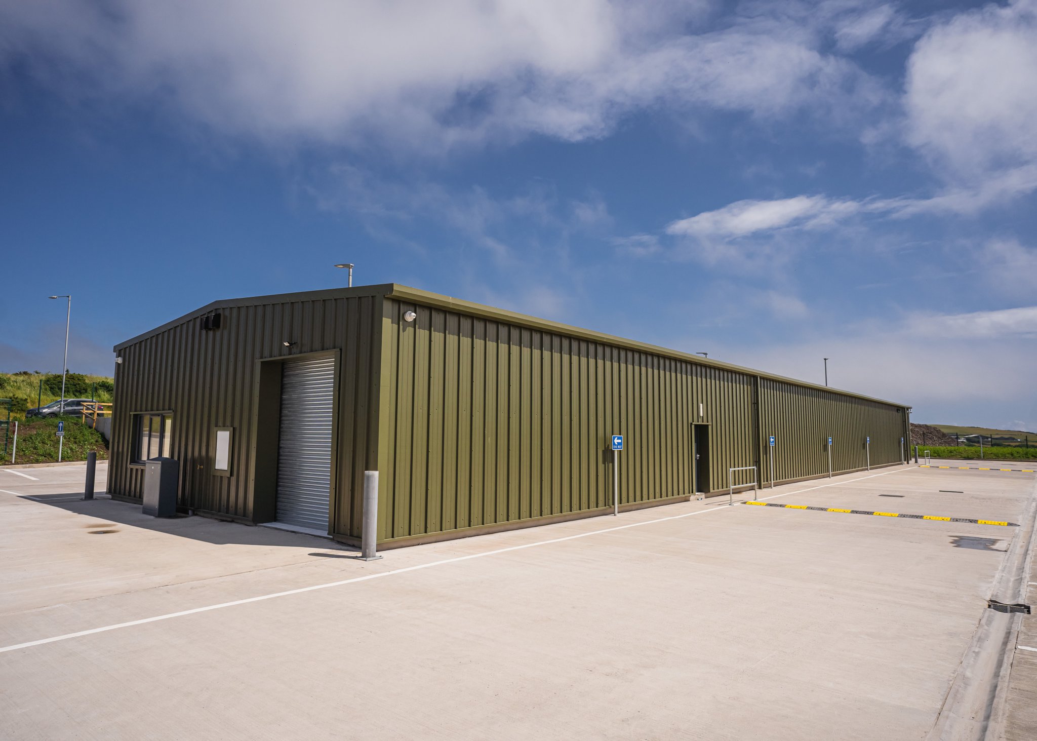 The new re-use shed.